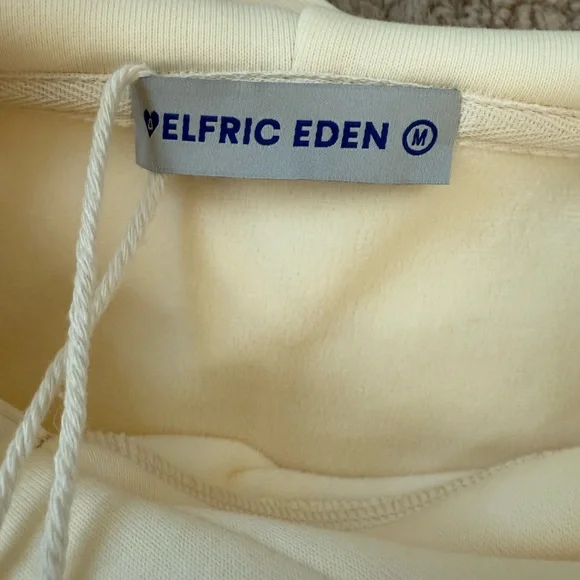 Aelfric Eden Cream Star Hoodie size Medium - Picture 3 of 4